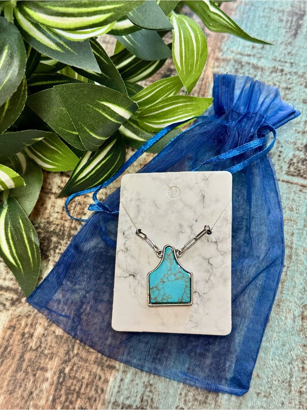 Women’s Turquoise Western Necklace | #B23